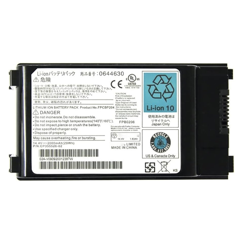 Cargue la imagen en el visor de la galería, [FPCBP192] Fujitsu LifeBook V1010 V1020 FPCBP204 - Replacement Battery - Polar Tech Australia
