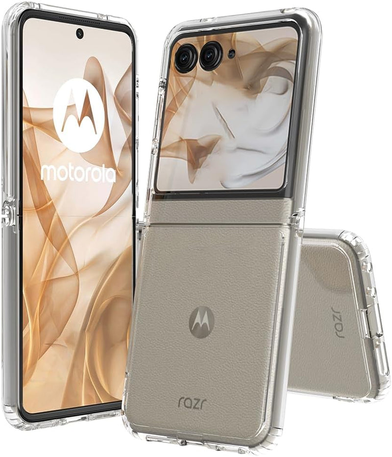 Load image into Gallery viewer, Motorola Moto Razr 2024 - AirPillow Cushion Transparent Soft Clear TPU Case
