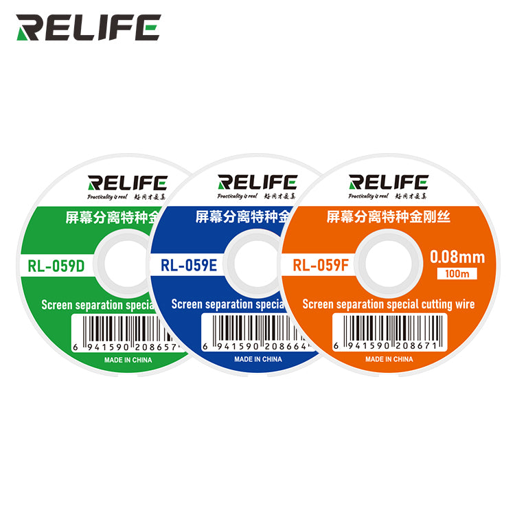 Load image into Gallery viewer, [RL-059D/E/F] RELIFE Screen Separation Special Cutting Wire - Polar Tech Australia
