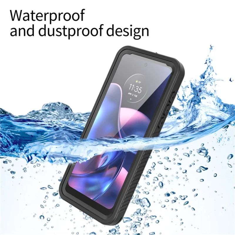 Chargez l&#39;image dans la visionneuse de la galerie, [FS Series] Motorola Moto G Power (2021/2022) Redpepper Full Covered Waterproof Heavy Duty Tough Armor Case
