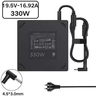 [19,5 V-16,92 A/330 W] [4,5 x 3,0] Chargeur adaptateur d'alimentation secteur pour ordinateur portable de jeu HP OMEN 17