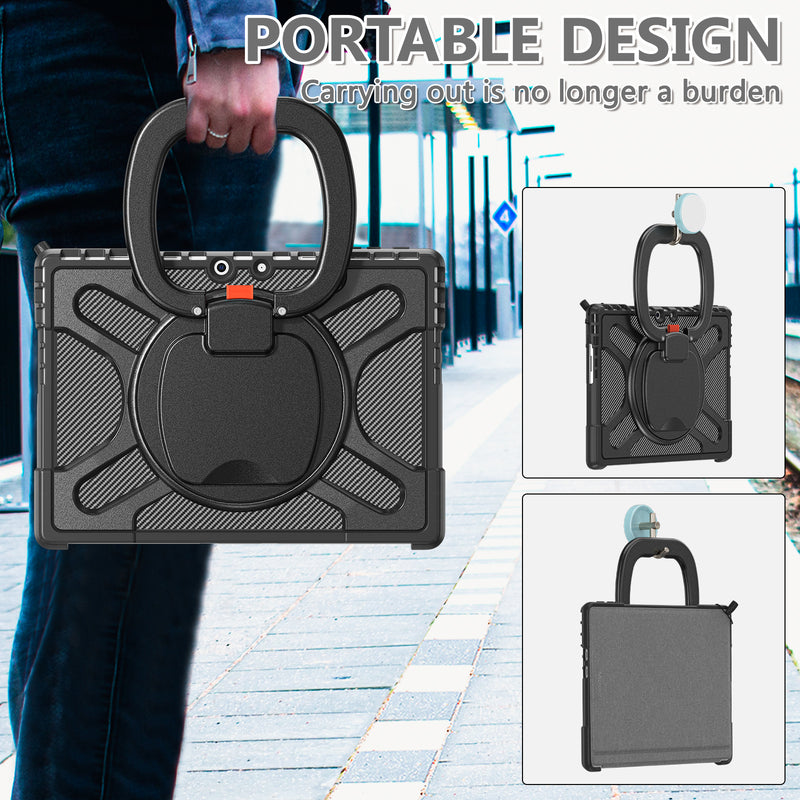 Cargue la imagen en el visor de la galería, Microsoft Surface Pro 8 (1983) - 360 Degree Rotate Shockproof Heavy Duty Tough Stand Case Cover With Pen Holder - Polar Tech Australia
