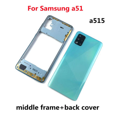 Samsung Galaxy A51 (SM-A515F) Middle Frame Housing With back Cover (Built-in Antenna & Loudspeaker)