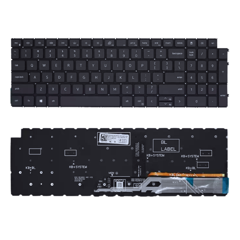 Chargez l&#39;image dans la visionneuse de la galerie, DELL Inspiron 13 5310 14Pro 5410 5420 5415 5418 Series - Laptop Keyboard With Back Light US Layout
