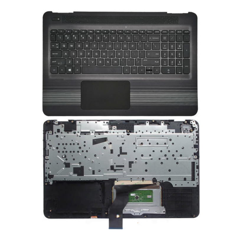 Cargue la imagen en el visor de la galería, HP 15-AU 15-AL 15-BO 15-BC 15-AW TPN-Q175 TPN-Q172 Series - Laptop Keyboard With Back Light Frame Housing US Layout
