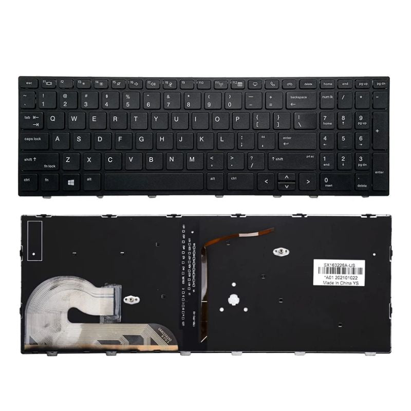 Chargez l&#39;image dans la visionneuse de la galerie, HP 855 850 755 750 G5 745 840 G6 730 735 830 835 836 Series - Laptop Keyboard With Back Light US Layout
