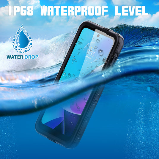 [A-Series] Motorola Moto G Play (2023) - Redpepper Full Covered Waterproof Heavy Duty Tough Armor Case