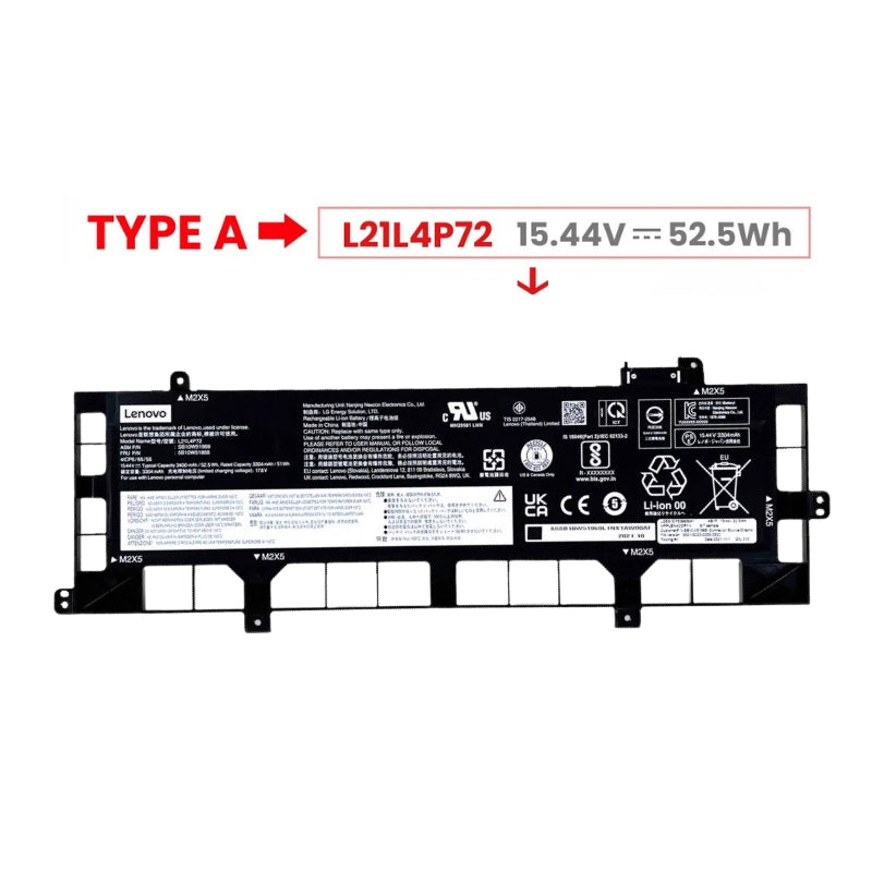 Chargez l&#39;image dans la visionneuse de la galerie, [L21D4P72] Lenovo ThinkPad P16S GEN 1 - Replacement Battery - Polar Tech Australia
