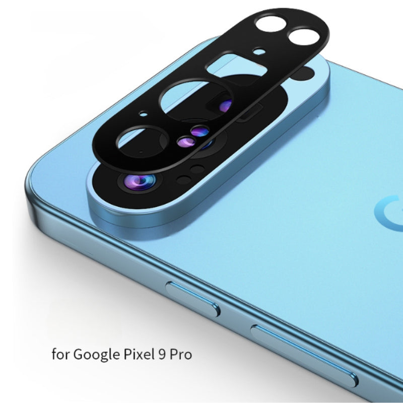 Cargue la imagen en el visor de la galería, Google Pixel 9 / Pixel 9 Pro / Pixel 9 Pro XL - Metal Sticker Back Rear Camera Lens Glass Protector
