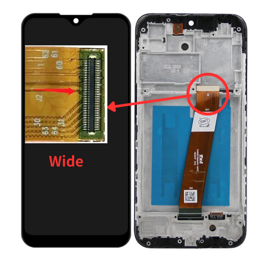 [With Frame] Samsung Galaxy A01 (SM-A015) LCD Touch Digitizer Screen Assembly - Polar Tech Australia