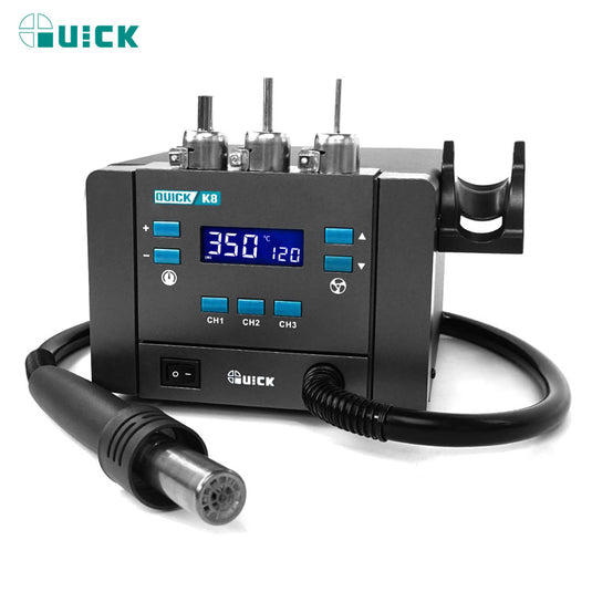 [K8] Quick Lead-Free Hot Air Soldering Station 220V - Polar Tech Australia