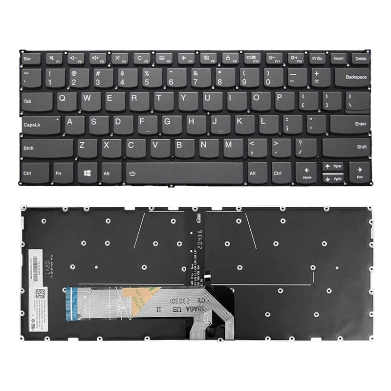 Chargez l&#39;image dans la visionneuse de la galerie, Lenovo IdeaPad C340-14IML / 14API / IWL - Keyboard With Back Light US Layout Replacement Parts - Polar Tech Australia
