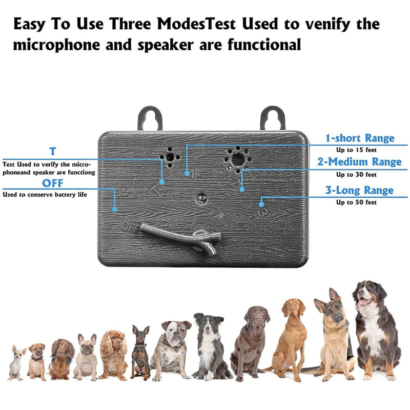 Load image into Gallery viewer, PAPANI Manual Pet Dog Cat Ultrasonic Bark Control Device Silencer Portable outdoor - Polar Tech Australia
