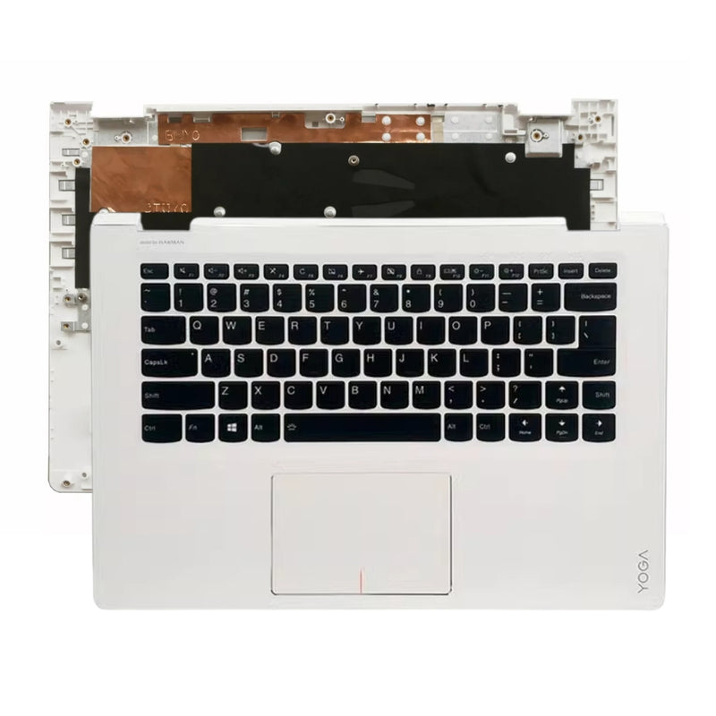 Cargue la imagen en el visor de la galería, Lenovo YOGA 510-14ISK 510-14AST 510-14IKB - Keyboard With Back Light &amp; Trackpad Frame Housing Palmrest US Layout Assembly - Polar Tech Australia
