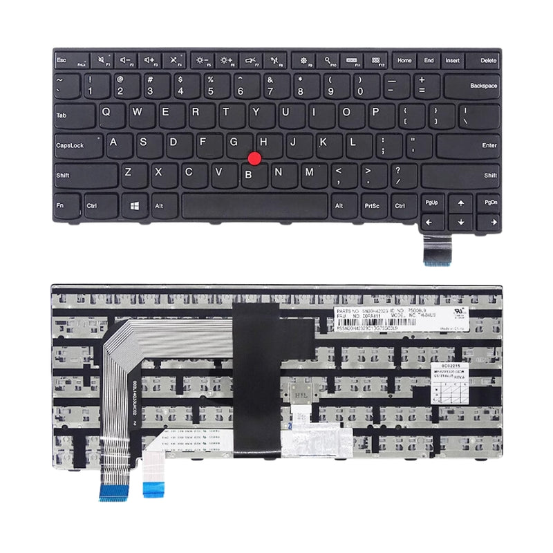 Cargue la imagen en el visor de la galería, Lenovo Thinkpad T470S T460S - Keyboard With Back Light US Layout Replacement Parts - Polar Tech Australia
