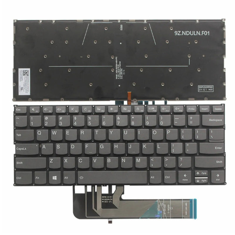 Cargue la imagen en el visor de la galería, Lenovo Yoga C740-14 C740-14IML - Keyboard With Back Light US Layout Replacement Parts - Polar Tech Australia
