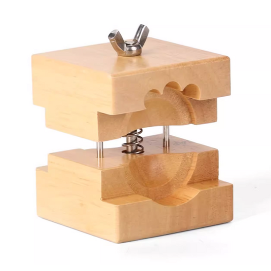 Watch Repair Tool - Dial Holder, Wooden Stand for Disassembling Watch Dials and Back Covers, Case Opening Tool