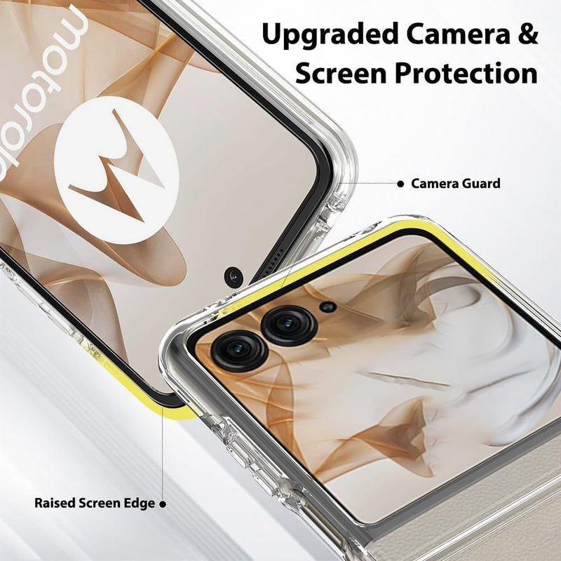 Load image into Gallery viewer, Motorola Moto Razr 2024 - AirPillow Cushion Transparent Soft Clear TPU Case
