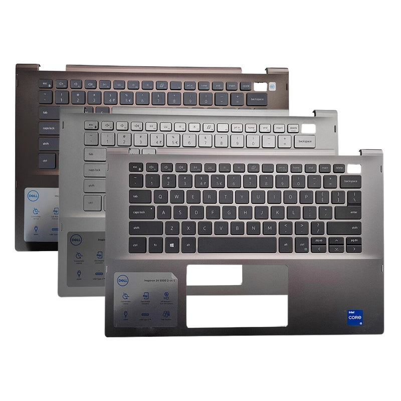 Cargue la imagen en el visor de la galería, Dell Inspiron 14 5400 5406 - Laptop Keyboard With Back Light Frame Cover Palmrest US Layout Assembly - Polar Tech Australia
