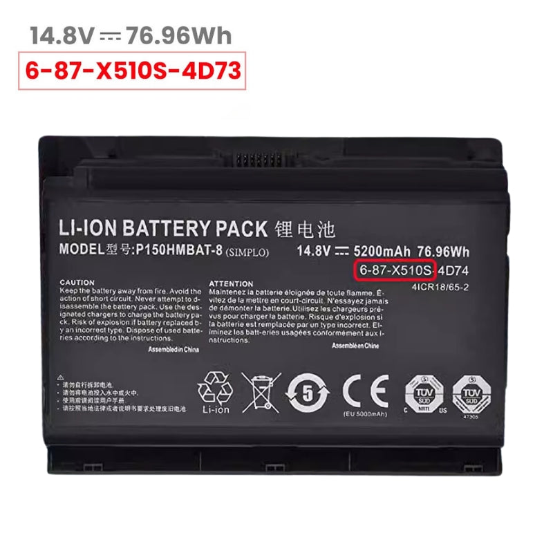 Chargez l&#39;image dans la visionneuse de la galerie, [P150HMBAT-8] Clevo K670E NP8131 NP8150 - Replacement Battery - Polar Tech Australia
