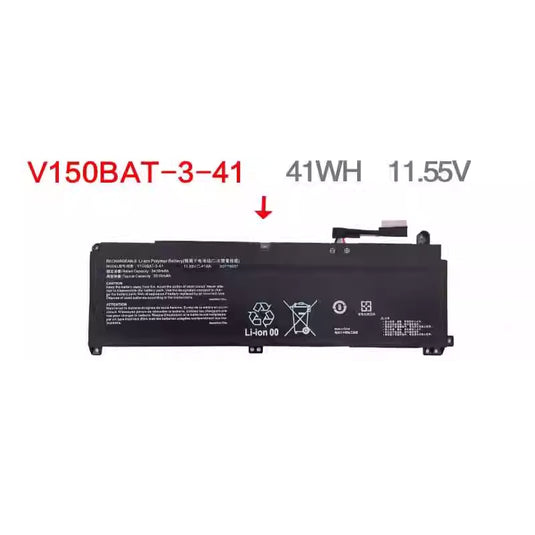 [V150BAT-3-41] Hasee Z8-DA7NP CV15S02 Z7-DA7NP - Replacement Battery - Polar Tech Australia