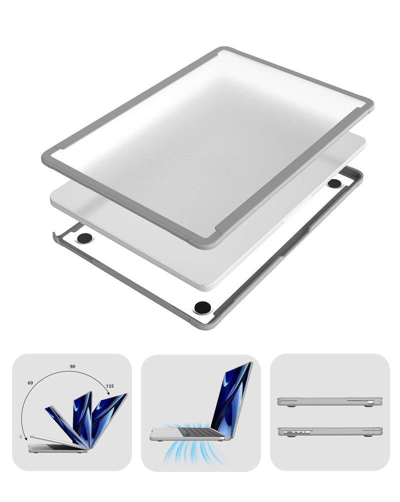 Chargez l&#39;image dans la visionneuse de la galerie, Benwis Apple MacBook Air 15.3&quot; A2941 &amp; A3114 Shock-absorbing Shield Shockproof Heavy Duty Tough Case Cover - Polar Tech Australia
