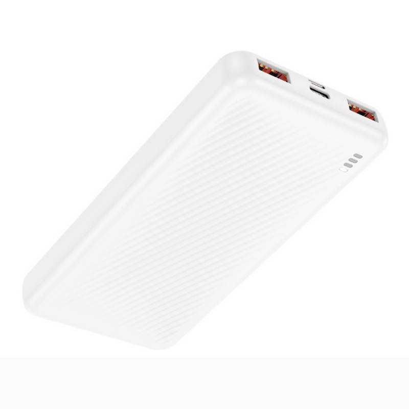 Cargue la imagen en el visor de la galería, [BJ56][10000mAh] BOROFONE Graceful 22.5W+PD20W fully compatible power bank white - Polar Tech Australia
