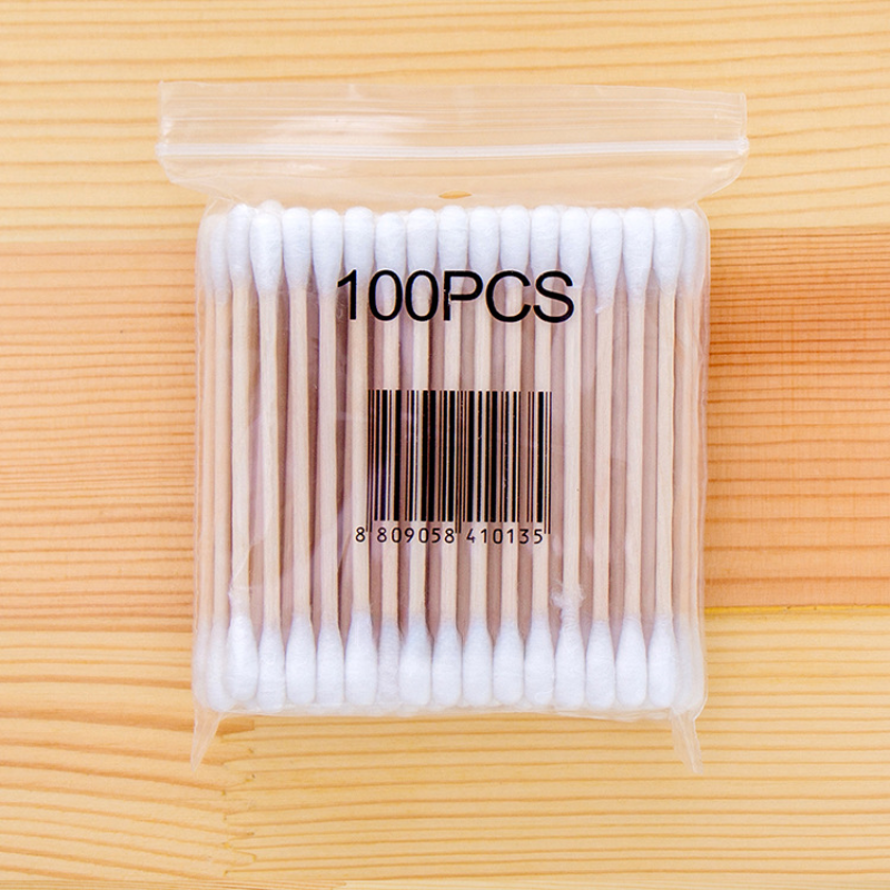 Cargue la imagen en el visor de la galería, Double-Headed Cotton Swabs for Phone Repair – Precision Cleaning Tools (100 Pcs)
