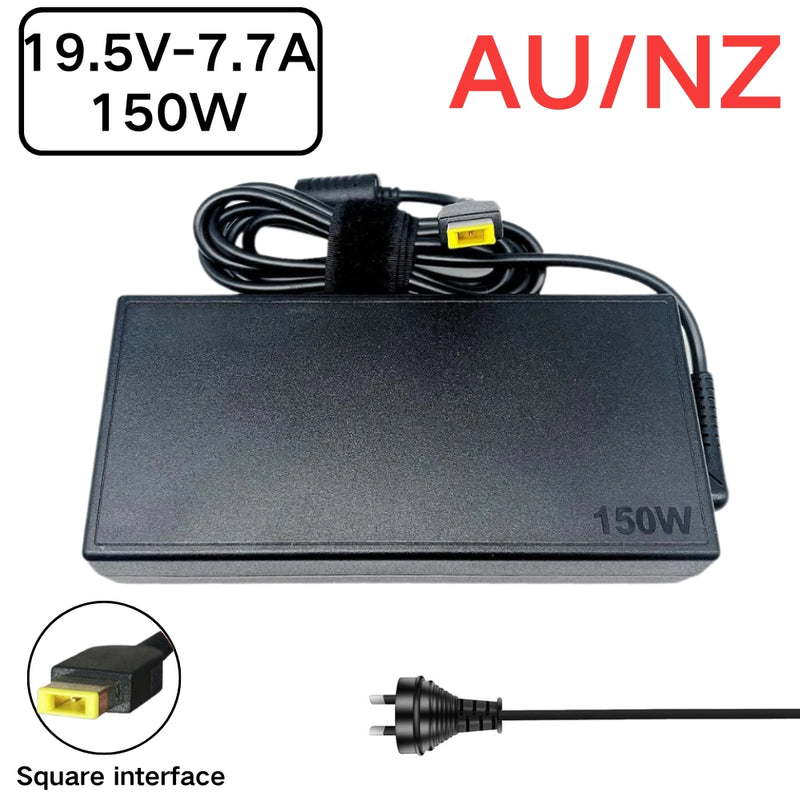 Cargue la imagen en el visor de la galería, [19.5V-7.7A/150W][Yellow Square] Lenovo Yoga AIO 7-27ARH6 IdeaCentre AIO 5-24IOB6 AC Power Supply Adapter Charger
