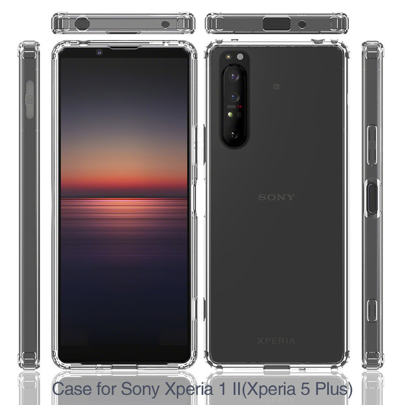 Load image into Gallery viewer, Sony Xperia 5/5 II/5 III - AirPillow Cushion Clear Transparent Back Cover Case
