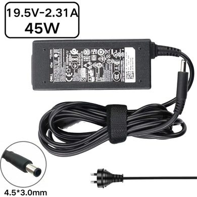 [45W/19.5V-2.31A][4.5*3.0] Adaptador de corriente CA para computadora portátil Dell Inspiron Cargador para computadora portátil (enchufe AU)