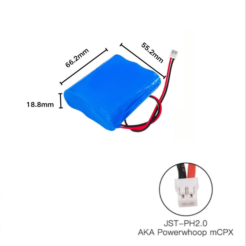 Cargue la imagen en el visor de la galería, [PH2.0-JST Connector][18650] Universal 3000mAh 12V Rechargeable Li-Ion Lithium Polymer Battery - Polar Tech Australia
