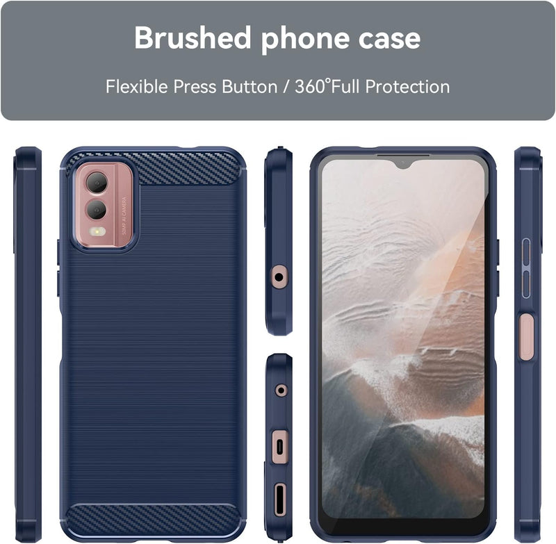 Load image into Gallery viewer, Nokia C32 - Shield Shockproof Rugged Heavy Duty Case With 2PC 9HD Tempered Glass Screen Protector
