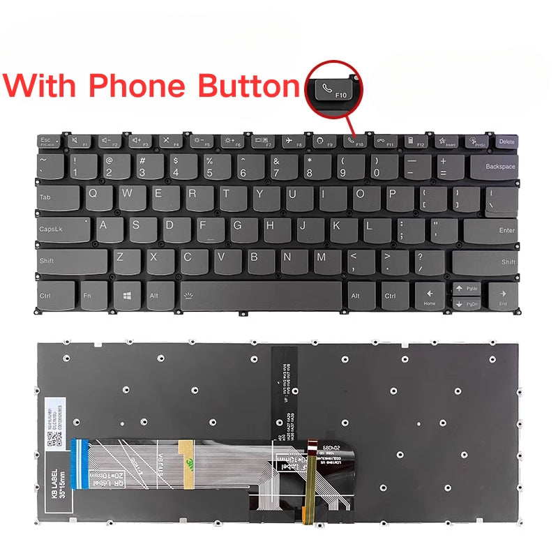 Cargue la imagen en el visor de la galería, Lenovo ideaPad 5 Pro 14ITL6 14ACN6 - Keyboard With Back Light US Layout Replacement Parts
