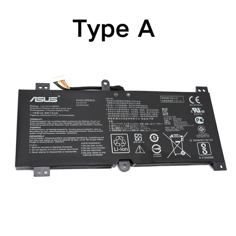 Cargue la imagen en el visor de la galería, [C41N1731] ASUS Rog STRIX GL504GV G731GU-EV089T/G15 G512LV-HN236T Replacement Battery - Polar Tech Australia
