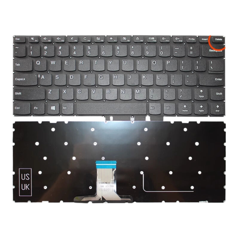 Cargue la imagen en el visor de la galería, Lenovo Yoga 510S-14 710-14IKB 710-14ISK 710-15 310S-14 ISK IKB AST - Keyboard WIth Back Light US Layout Replacement Parts - Polar Tech Australia
