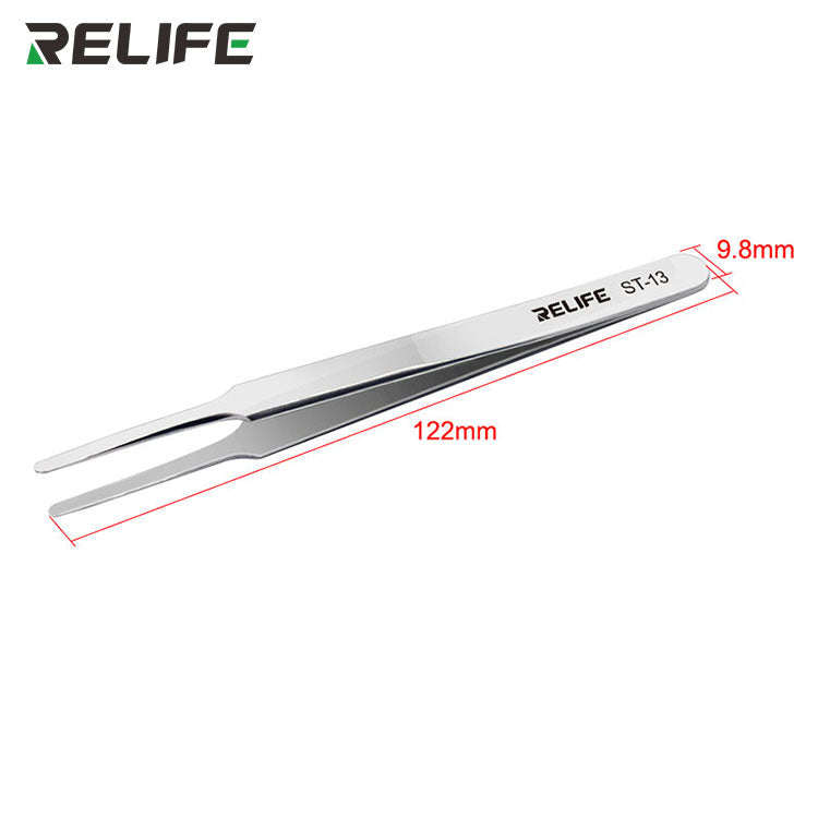 Load image into Gallery viewer, [ST-13] RELIFE Precision Flat Tip Tweezers - Polar Tech Australia
