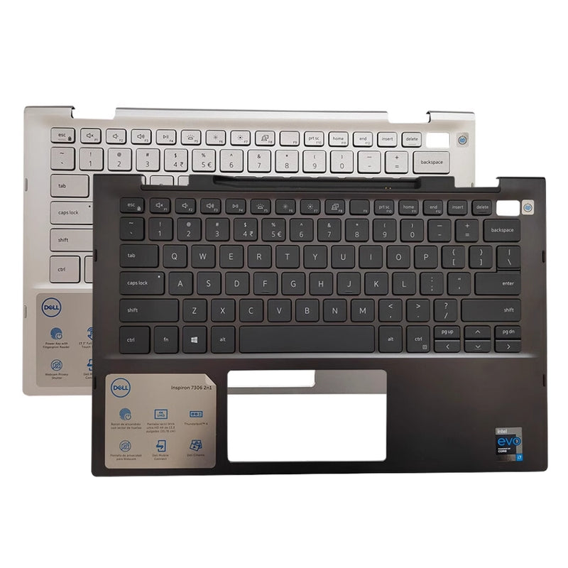 Chargez l&#39;image dans la visionneuse de la galerie, Dell Inspiron 2 in 1 13 inch 7300 Series P124G - Laptop Keyboard With Back Light Frame Cover US Layout - Polar Tech Australia
