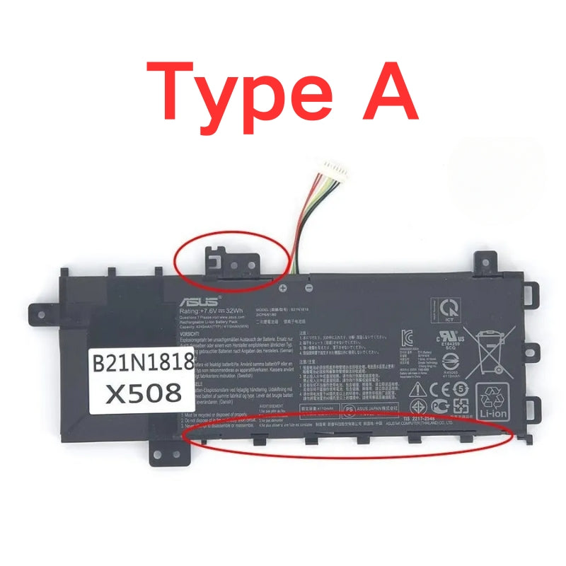 Chargez l&#39;image dans la visionneuse de la galerie, [B21N1818 &amp; B21N1818-3] ASUS VivoBook 14 X409 VivoBook 15 X512 VivoBook 17 X712 - Replacement Battery - Polar Tech Australia
