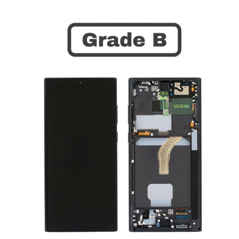 Cargue la imagen en el visor de la galería, [Grade B][With Frame] Samsung Galaxy S22 Ultra (SM-S908) LCD Touch Digitizer Screen Assembly (Copy) - Polar Tech Australia
