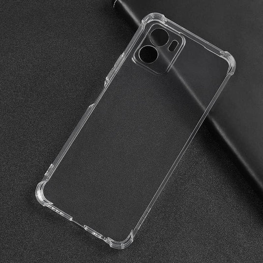 Vivo Y01/Vivo Y15s 2021 - AirPillow Cushion Transparent Soft Clear TPU Four Corners Protective Case