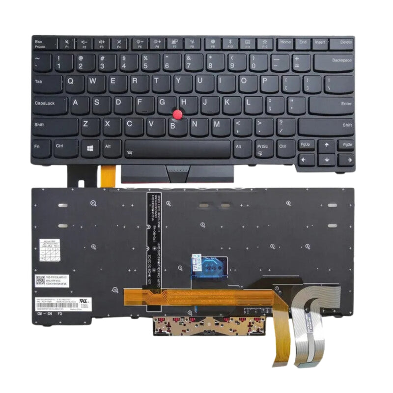 Cargue la imagen en el visor de la galería, Lenovo T14 Gen 1 T490 T495 - Keyboard Wtih Back Light US Layout Replacement Parts - Polar Tech Australia
