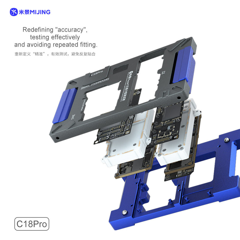 Chargez l&#39;image dans la visionneuse de la galerie, [C18 Pro] MIJING Main Board Layered Test Rack (11 series)
