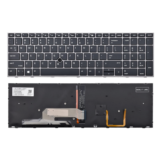 HP ZBOOK 15 G5 15 G6 ZBOOK 17 G5 17 G6 Series - Laptop Keyboard With Back Light US Layout