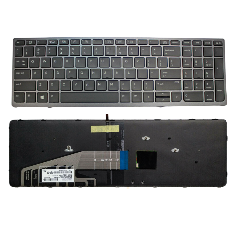 Chargez l&#39;image dans la visionneuse de la galerie, HP ZBOOK 15 G3 15 G4 ZBOOK 17 G3 17 G4 HSTNN-C87C Series - Laptop Keyboard With Back Light US Layout
