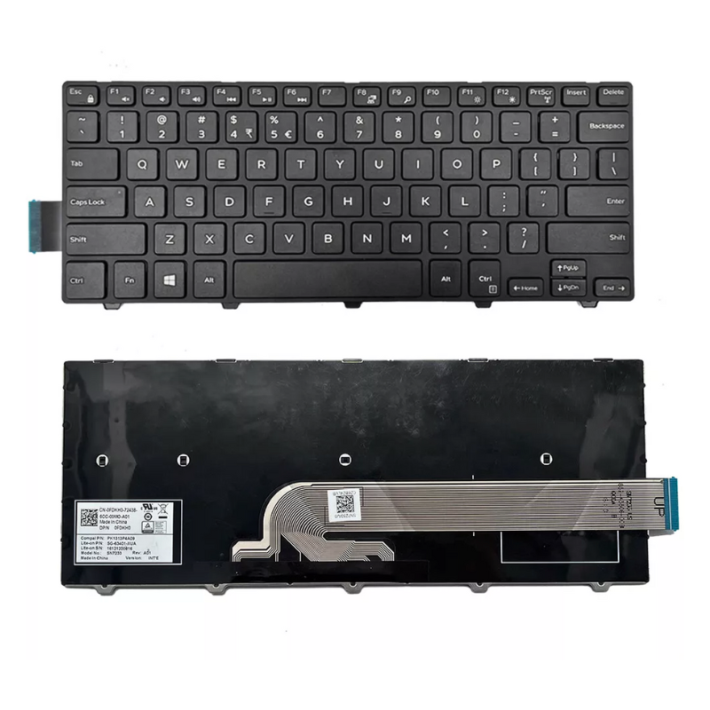 Load image into Gallery viewer, DELL 14-5447 14C 14M MR 3000 5000 3441 3442 3451 P49G Series - Laptop Keyboard With Back Light US Layout
