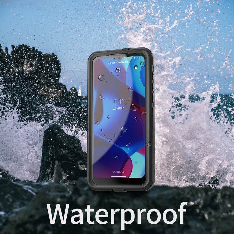 Cargue la imagen en el visor de la galería, [A-Series] Motorola Moto G Pure (2021) - Redpepper Full Covered Waterproof Heavy Duty Tough Armor Case
