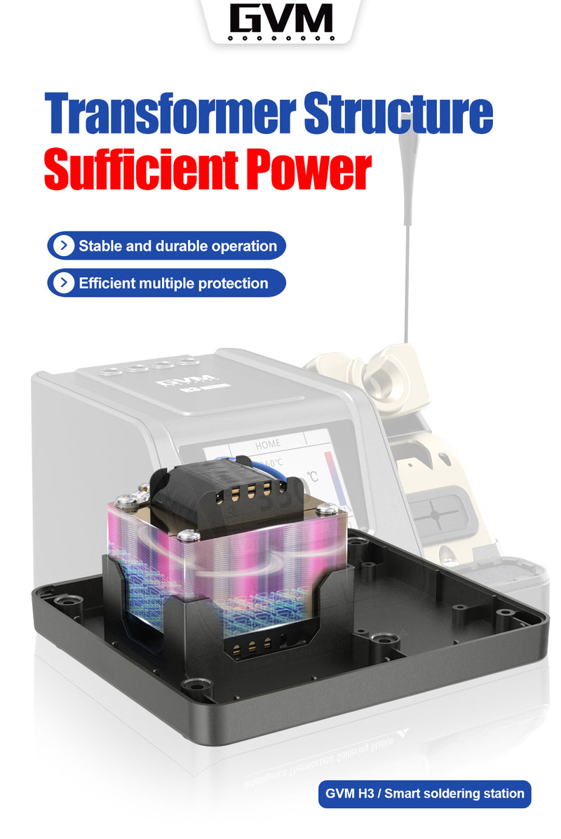 Chargez l&#39;image dans la visionneuse de la galerie, [H3] GVM 3-in-1 Smart Soldering Station - Polar Tech Australia
