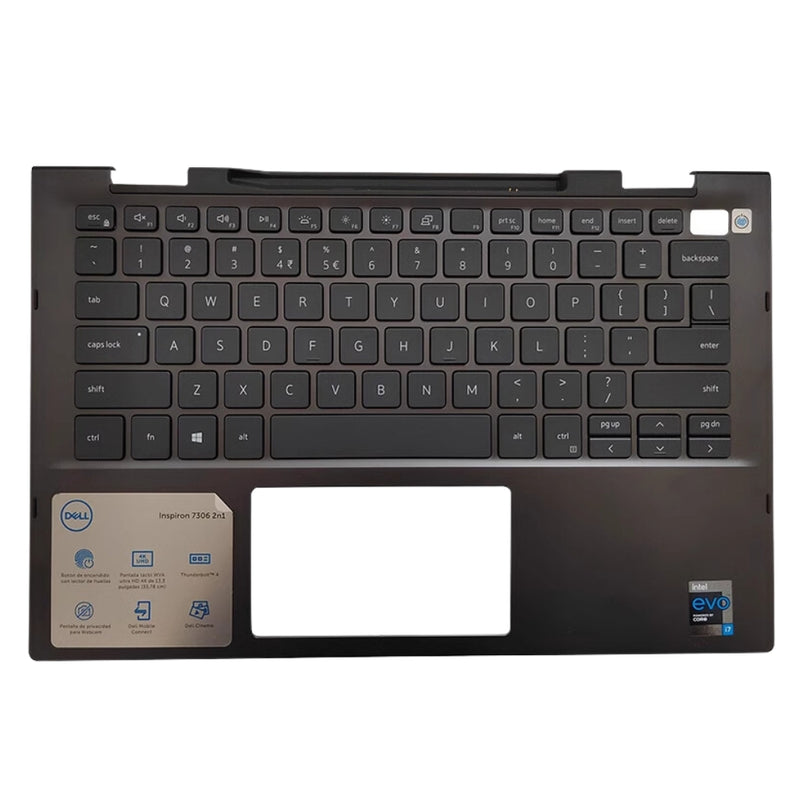 Chargez l&#39;image dans la visionneuse de la galerie, Dell Inspiron 2 in 1 13 inch 7300 Series P124G - Laptop Keyboard With Back Light Frame Cover US Layout - Polar Tech Australia
