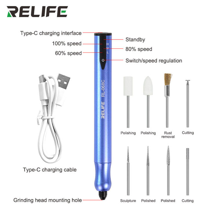 Load image into Gallery viewer, [RL-068C] RELIFE Smart Rechargeable Sanding Tool - Polar Tech Australia
